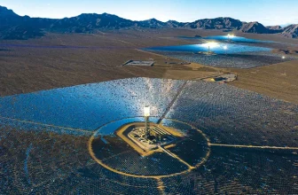 The sun sets on California’s massive solar plant