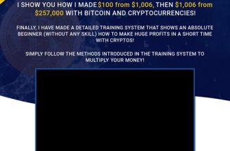I show You how To Make Huge Profits In A Short Time With Cryptos: I have made a detailed system that shows an absolute beginner (without any skill) how to make huge profits in a short time with cryptos!