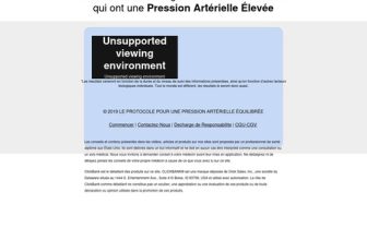 Protocole Contre Hypertension – French Blood Pressure Protocol