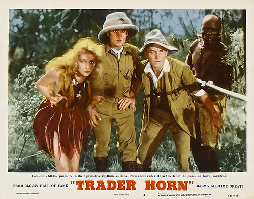 Trader Horn (MGM, 1931). Colorized Lobby Cards,