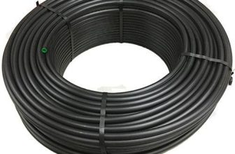 13mm 1/2 inch ID LDPE Black Supply Pipe Garden Watering Irrigation Hydroponics