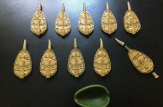 10 X INLINE METHOD FEEDERS + MOULD. Choose 20g, 30g, 40g, 50g, Carp, fish