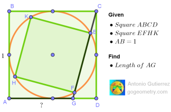 Can You Find the Hidden Distance AG?