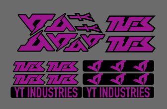 YT Industries TUES Vinyl Custom Decals Stickers Frame Kit Replacement Protective