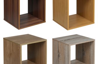 Modern Wooden Bookcase Shelving Display Storage Wood Shelf Shelves Cube Display