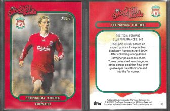 Topps Liverpool Team Set 2023 #30 Fernando Torres The Mighty Reds Card
