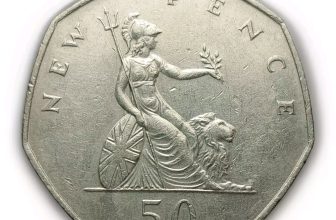 Great Britain 50 New Pence Large 1977 Copper-nickel Coin Elizabeth II Z567