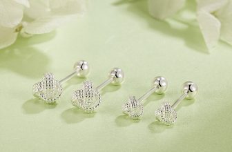 Shiny 925 Sterling Silver Cute Small Love Knot Plain Stud Earrings Women Gift UK