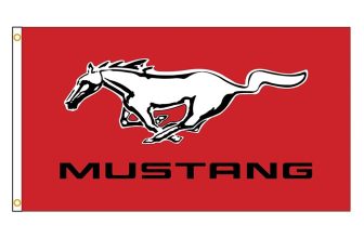 Mustang Flag Banner 3×5 feet 90 x 150 cm Large Flag