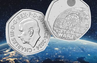 2024 UK Star Wars™ Death Star CERTIFIED BU 50p Final Coin In a 4 Coin Collection