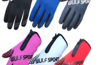 Neoprene waterproof windproof gloves adult motorbike motocross MX ATV Wulfsport