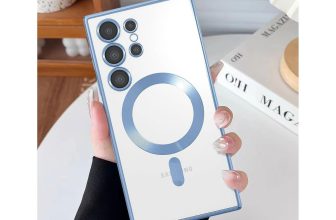 Luxury Plating Magsafe Clear Case For Samsung Galaxy S25 Ultra S25+ Back Cover