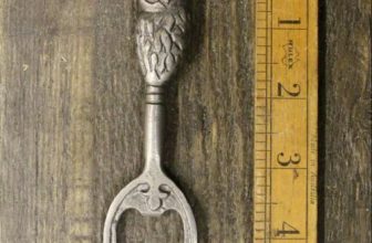 Cast Iron Bottle Opener-Heavy-Vintage-Antiqued-Bar Blade-Drinks-OWL 120mm