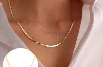 Herringbone Link Chain 18ct Gold Plated 3MM Flat Snake Chain 18 inch Necklace UK