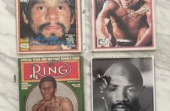 Four Kings vintage Signed Boxing Bundle PSA & WBC AUTHENTICATION