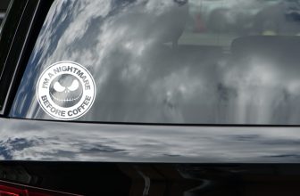 I’m A Nightmare Before Coffee | Car Laptop Van Rude Sticker Decal Vinyl Funny