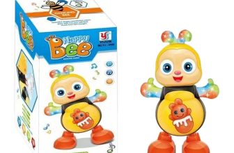 Moving Dancing Bee Toy with Music and Lights, Music Toys For Kids Best Gift
