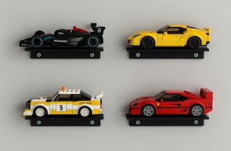 LEGO Speed Champions Display Mount – Wall Bracket 3D Printed Car Holder Stand