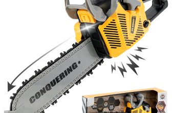 Kids Toy Chainsaw Battery Operated Outdoor Construction Toy Pretend Play Toy