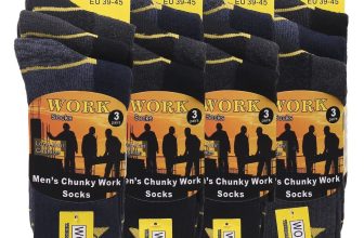 3-12 Pairs Men’s Work Chunky Thermal Socks Shoe Safety Cushion Heavy Duty 6-11