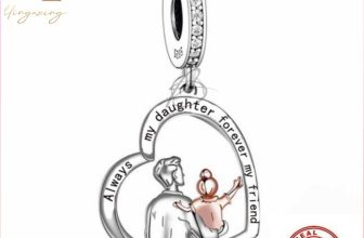 Dad Daughter Father Friend Always Charm 💖 Love Heart 925 Sterling Silver