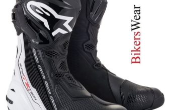 Alpinestars Supertech R Black Racing & Sport Motorcycle Boots -White/Black (12)