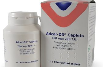 Adcal D3 – 750mg/200 IU – Calcium Carbonate & Vitamin D3 -112 Caplets –