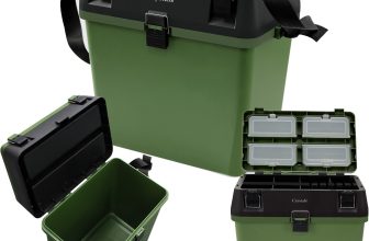 Tackle Box seat bucket box for camping fishing basket boating with padded seat