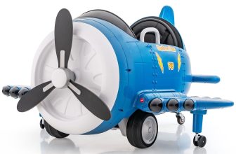 Kids Ride on Car 12V Battery Powered Electric Airplane Toy With Remote Control