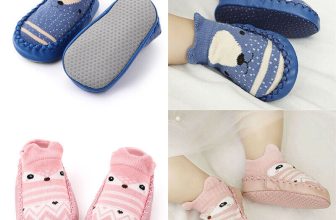 Cartoon Newborn Baby Kids Toddler Anti-Slip Socks Slipper Home Crib Shoes Boots
