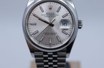 ROLEX DATEJUST 36MM 116200 SILVER DIAL STEEL BRACELET