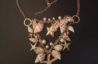 Mermaid Necklace Conch Statement Vintage Pearl Bib Pendant Seaside