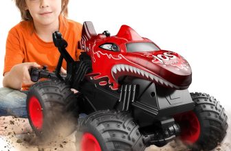 RC Monster Truck Car for Kids 3+ – 360° Spin, LED Lights & Music Toy