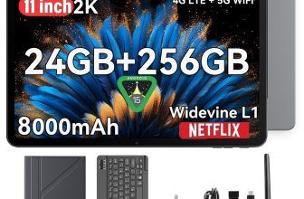 XGODY Tablet Octa-core Tablet 16GB RAM+256GB ROM 11″ Android 15 Tablets 8000mAh