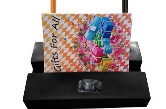 Taxi (Front) ref11A black cab  car on a BLACK Business card pens / pencil holder