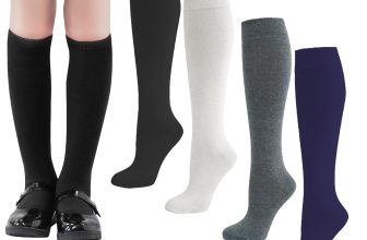 Ladies Girls Knee High Socks Long Length Soft Cotton Solid Colour 3/6/12 Pairs