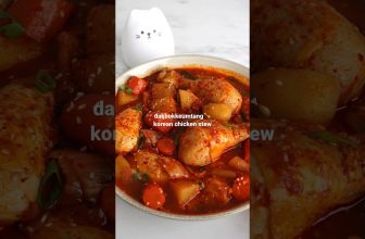 Dakbokkeumtang – Spicy Korean Chicken Stew #shorts