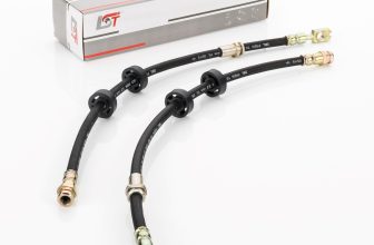 2x FRONT BRAKE HOSE FOR SKODA FABIA ROOMSTER  522mm