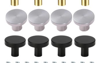 10Pcs Solid Door Knobs Cabinet Handles Cupboard Drawer Furniture Kitchen DIY UK