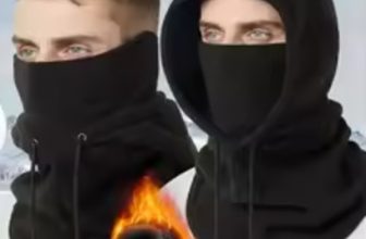 Winter Thermal Fleece Hood Hat Outdoor Windproof Warm Skiing Cycling Mask