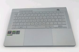 Asus ROG Zephyrus G14 GA403 Palmrest Silver White Keyboard Backlit Top Cover