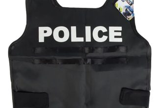Police Vest Dress Up Set for Kids Police Officer Costume Role Play Pretend Play