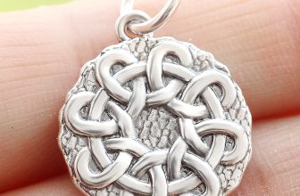 925 Sterling Silver Ancient Celtic Knots Pendant Charm Ireland Irish Britain