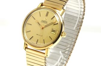 OMEGA DEVIL 166.0161 35mm SS/GP Automatic Gold Dial Date #C2701