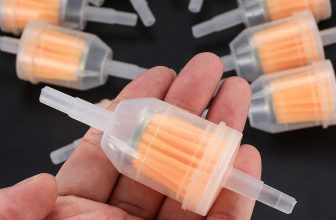 10X Universal Petrol Inline Fuel Filter LARGE Car Part Fit 6 Mm And 8 Mm Pipes