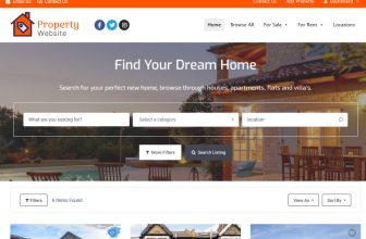 Property, Real Estate Online Business Website For Sale ( Real Estate Agency)