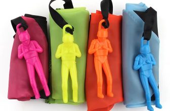 4Pc Hand Throwing Parachute Children Mini Parachute Outdoor Beach Toy Educationa