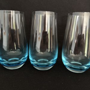 3 Denby Cook and Dine Blue Large 6” Tumblers to complement Blue Turquoise ranges