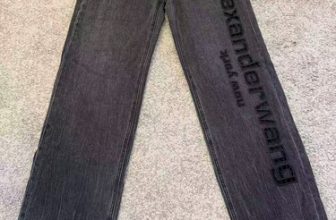 Alexander Wang grey logo cutout mid-rise jeans Women Size 27