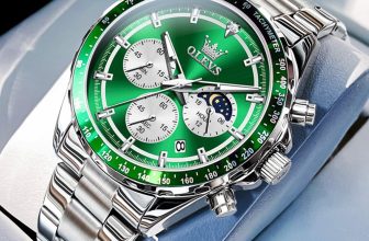 OLEVS 2945 Luminous Night Light Auto Date Japan Movement Quartz Wristwatch